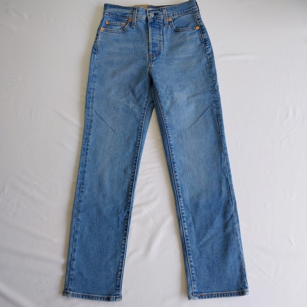 Levis Wedgie‎ Straight Jeans High Rise Button Fly W25 L28